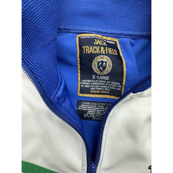 Jack Track & Field Italia Milano Royal Blue XL Mens Track Jacket Zip Up Training - Picture 2 of 8
